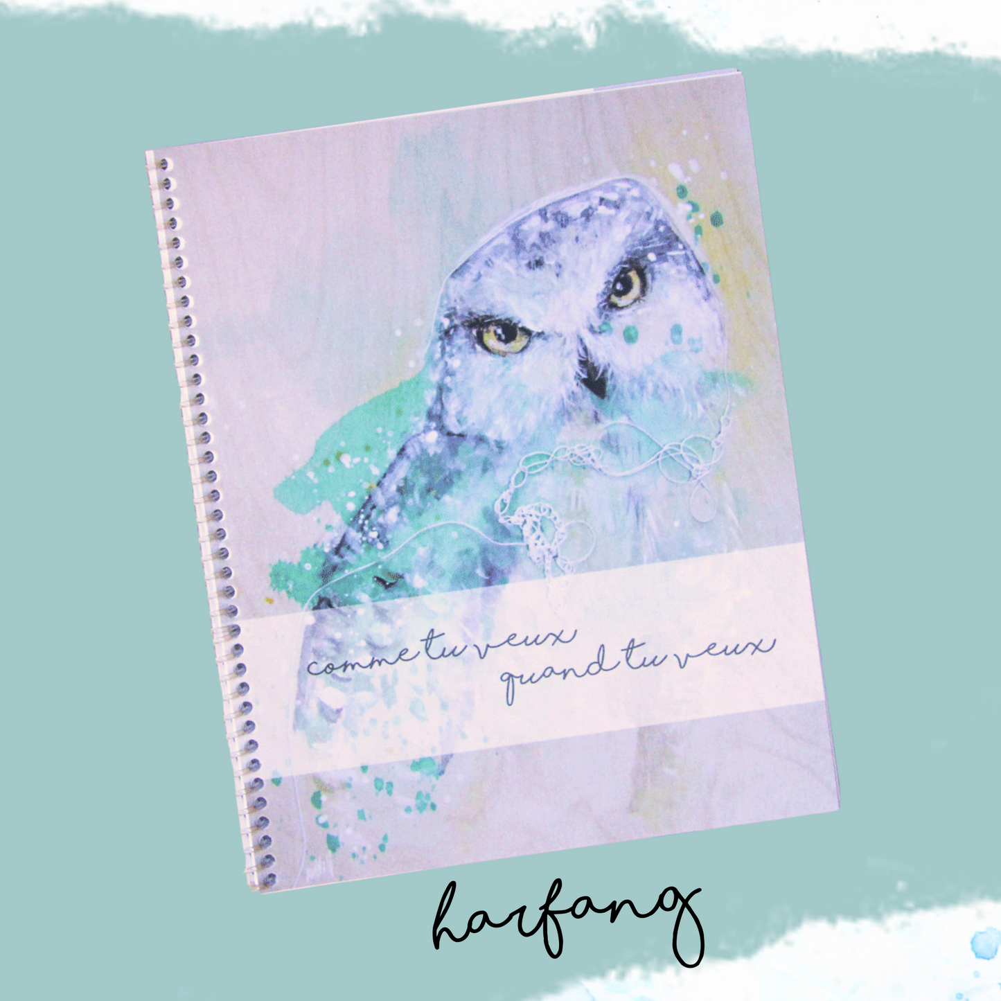 agenda non daté couverture harfang