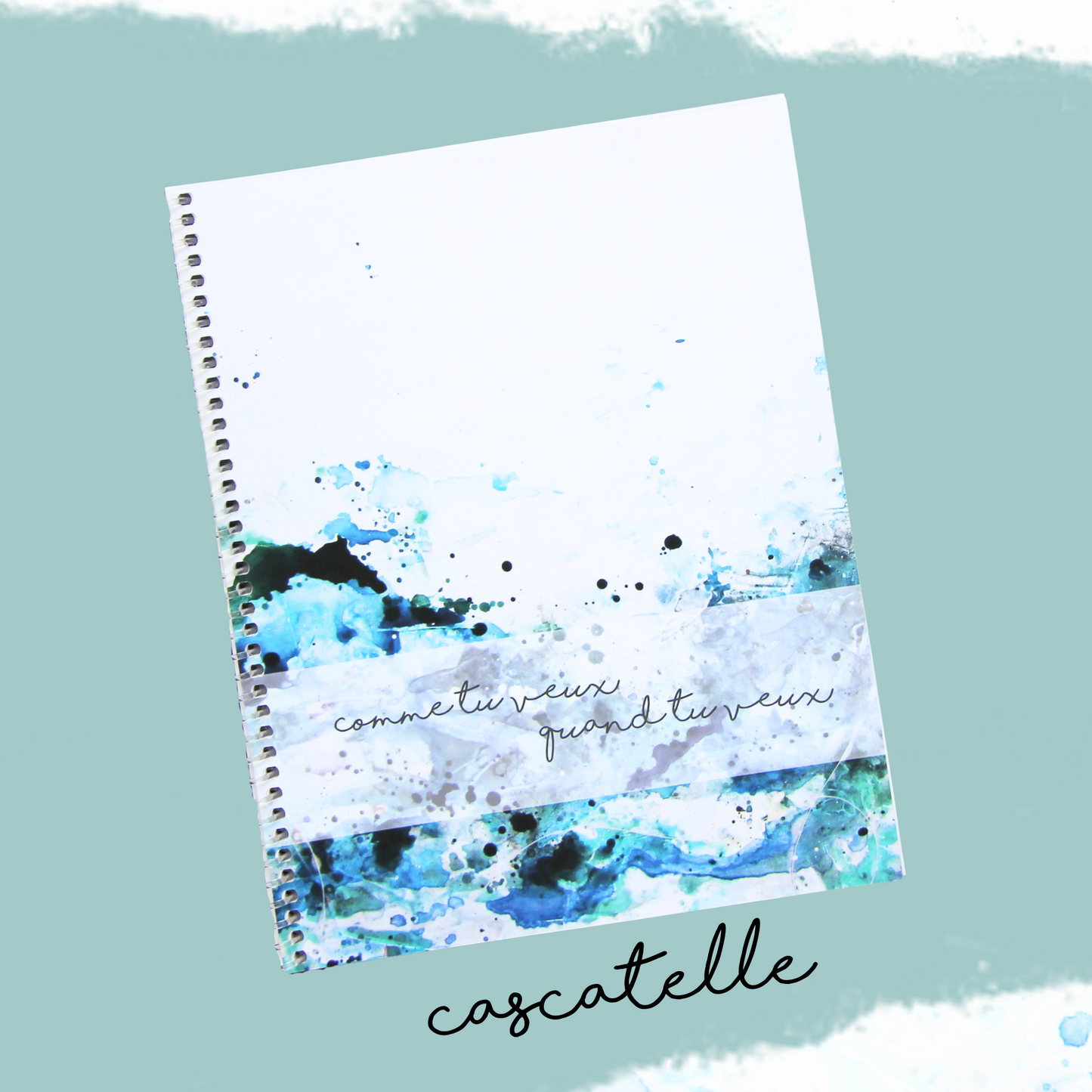 agenda non daté couverture cascatelle