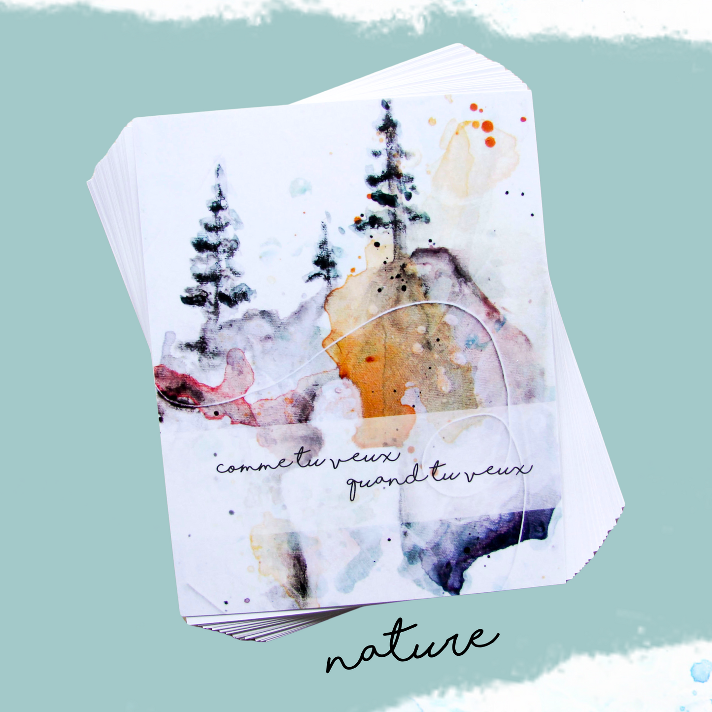 couverture du bullet journal non relié nature